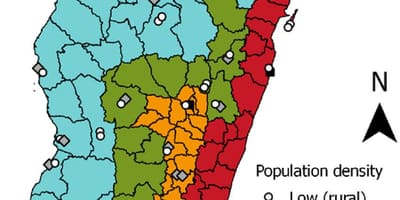 Маларија Мадагаскар мапа