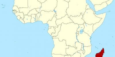 Мадагаскар на мапата африка
