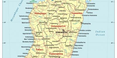 Карта на Мадагаскар патот